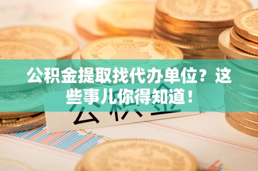 诏安公积金提取找代办单位？这些事儿你得知道！